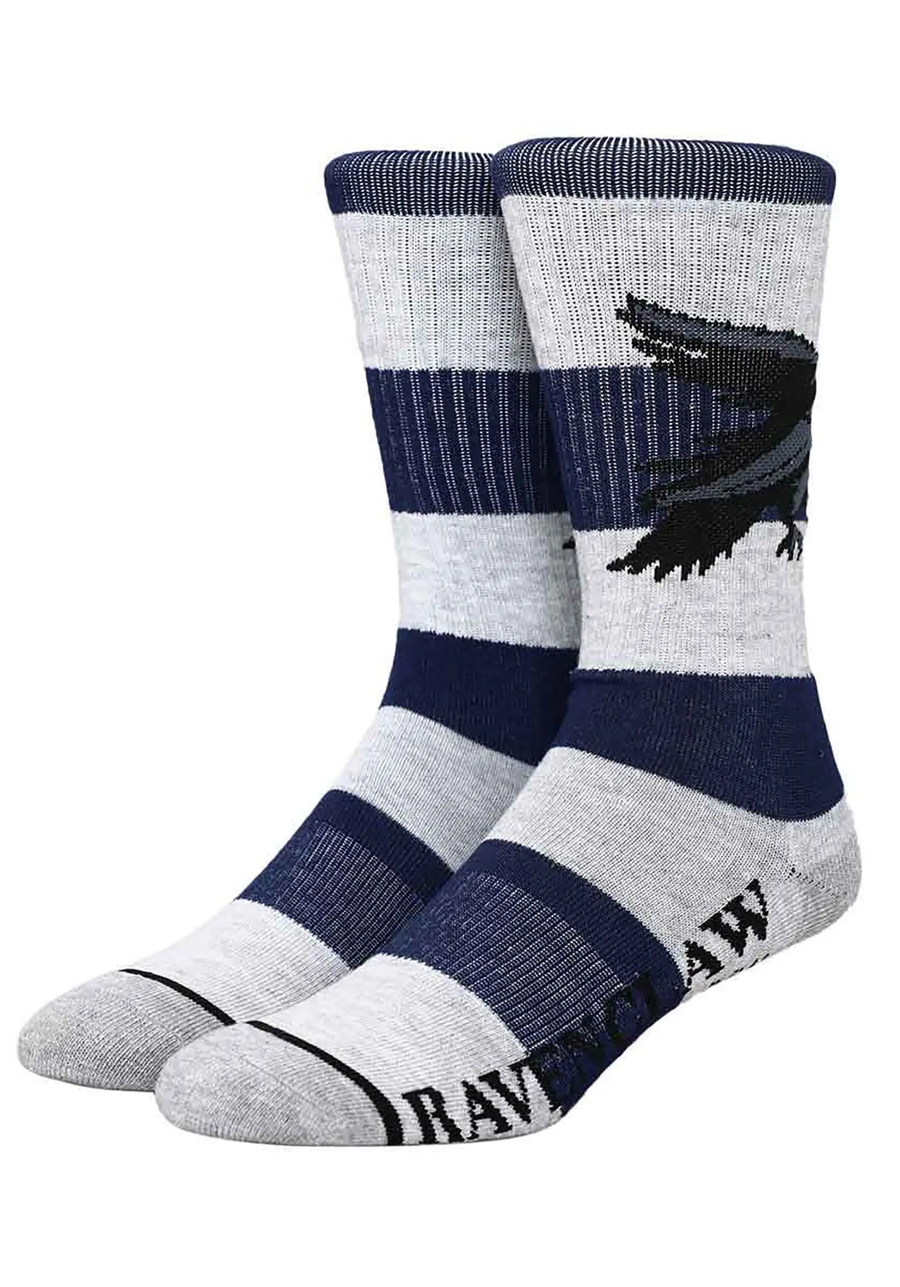 Harry Potter Ravenclaw Rugby Stripe Crew Socks 1 Harry Potter Ravenclaw Rugby Stripe Crew Socks
