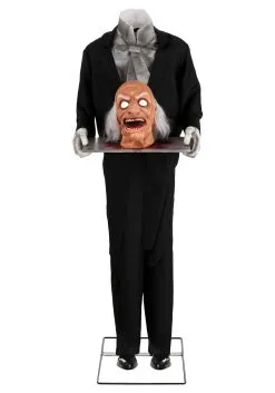 Head On A Platter Butler Halloween Decoration -Halloween Costumes Shop head on a platter butler decoration alt 5