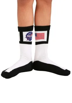 Astronaut Kids Socks -Halloween Costumes Shop kids astronaut socks alt 3