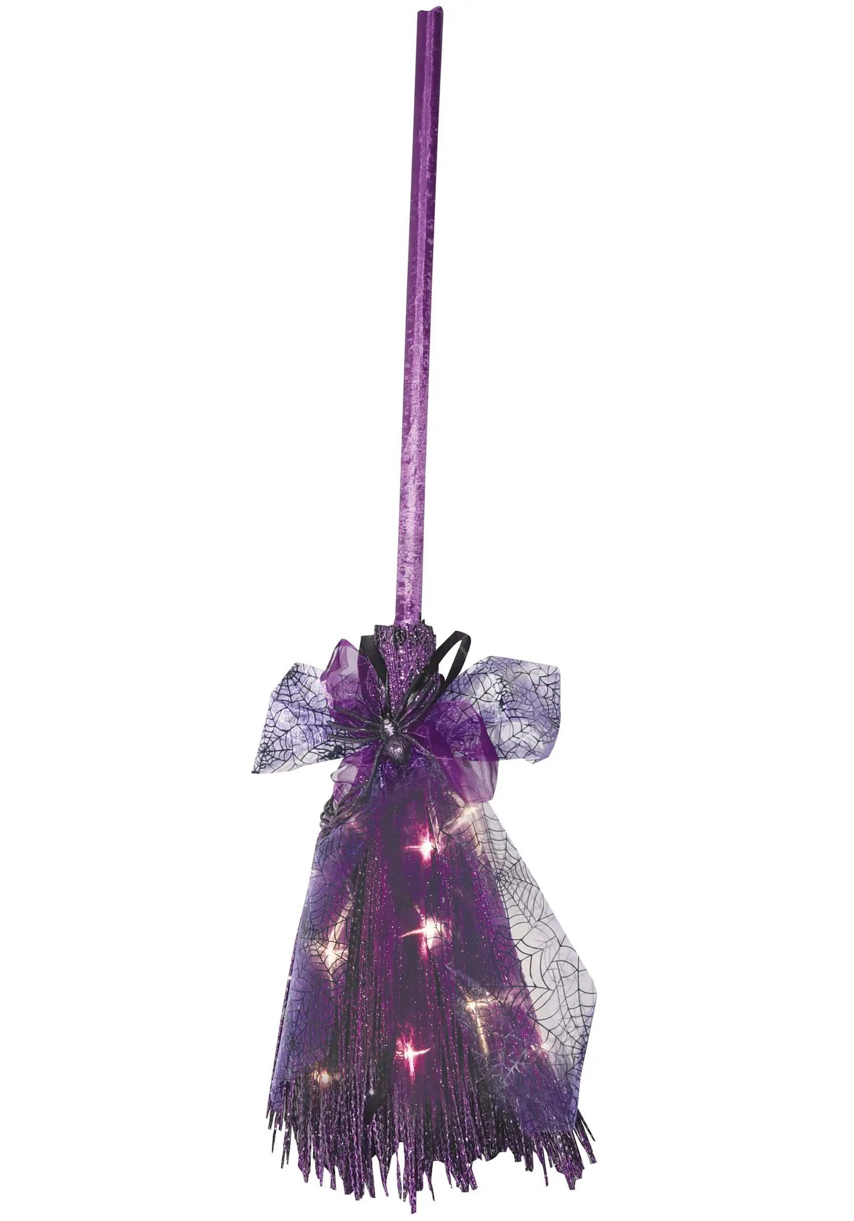 Light Up Purple Witches Broom 1 Light Up Purple Witches Broom