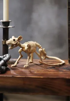 Poseable Skeleton Rat Decoration