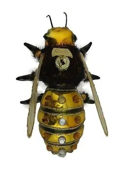 Glass Ornament Honey Bee Noble Gems -Halloween Costumes Shop noble gems glass honey bee ornament alt 2