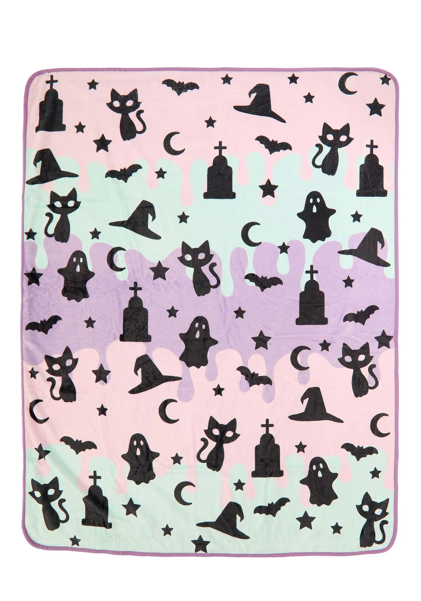 Pastel Halloween Throw Blanket 1 Pastel Halloween Throw Blanket