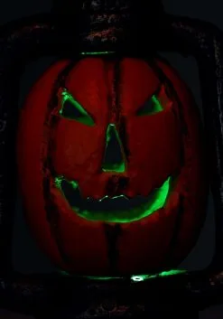Light Up LED Pumpkin Lantern Decoration -Halloween Costumes Shop pumpkin lamp w 3color led light tl 42com alt 3