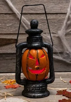Light Up LED Pumpkin Lantern Decoration -Halloween Costumes Shop pumpkin lamp w 3color led light tl 42com alt 4