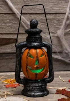 Light Up LED Pumpkin Lantern Decoration -Halloween Costumes Shop pumpkin lamp w 3color led light tl 42com alt 5