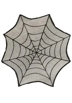 Round Spider Web Table Cover Decoration