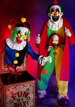 Scary Surprise Clown Decoration -Halloween Costumes Shop scary surprise clown decoration alt 3