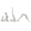 Set Of 3 Mummy Yoga Figurines Halloween Decorations