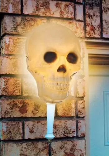 Complete Skull Porch Light Cover Or Wall Decoration 1 Complete Skull Porch Light Cover Or Wall Decoration