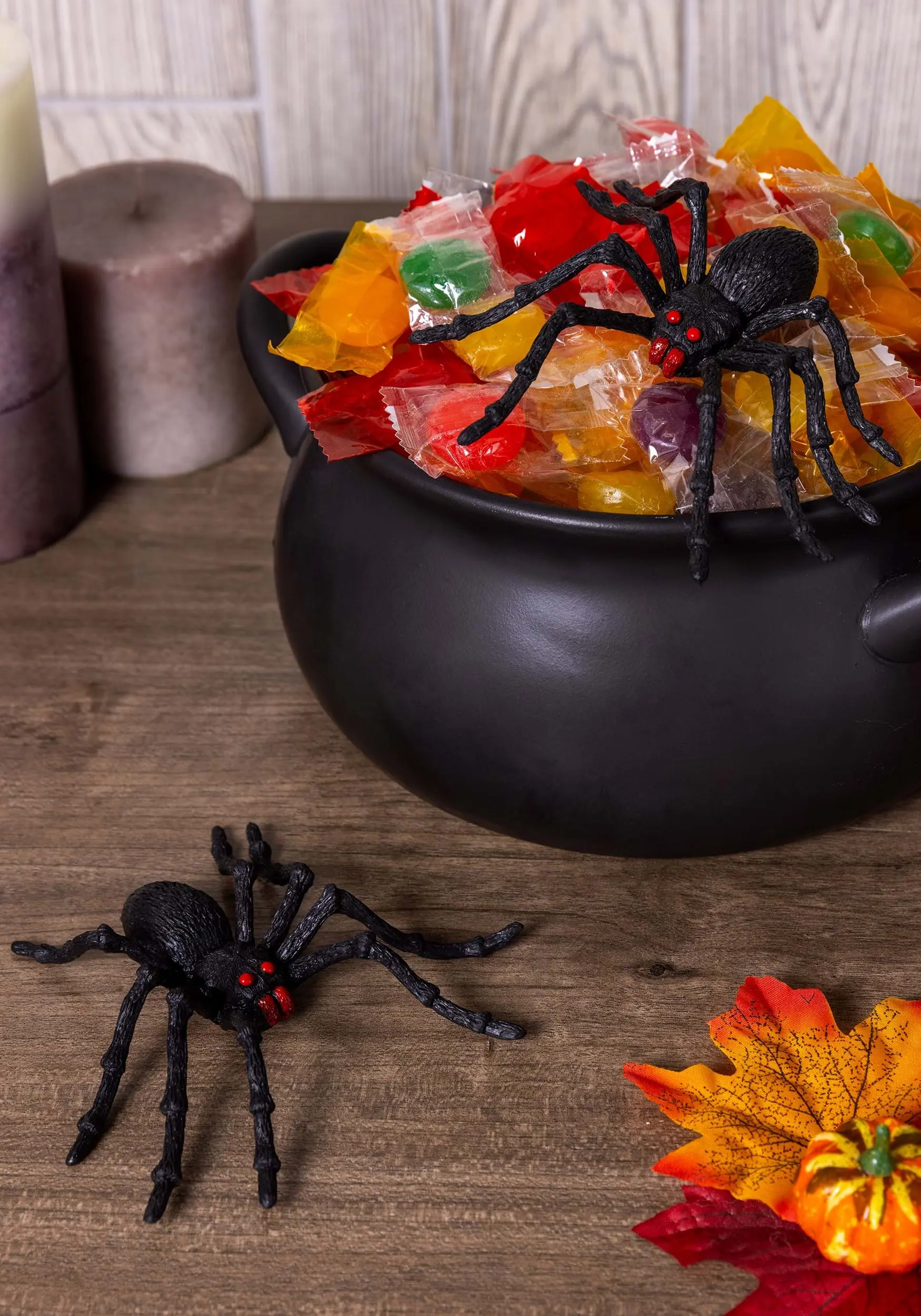 Small Pair Of Spiders Halloween Prop 1 Small Pair Of Spiders Halloween Prop