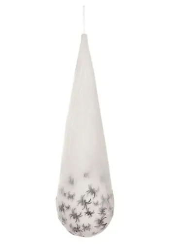 Spider Cocoon In Gauze Hanging Decoration 1 Spider Cocoon In Gauze Hanging Decoration