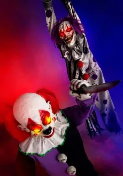 Spine Shivering Shaking Clown Halloween Decoration -Halloween Costumes Shop spine shivering shaking clown decoration alt 3