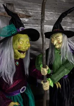 Animated Stirring Up Trouble Witch Decoration 15 Animated Stirring Up Trouble Witch Decoration -Halloween Costumes Shop stirring up trouble animated witch decoration alt 5