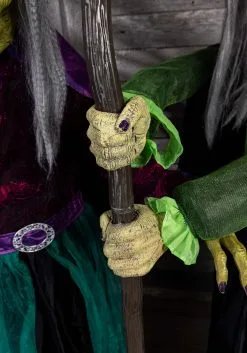 Animated Stirring Up Trouble Witch Decoration 16 Animated Stirring Up Trouble Witch Decoration -Halloween Costumes Shop stirring up trouble animated witch decoration alt 6