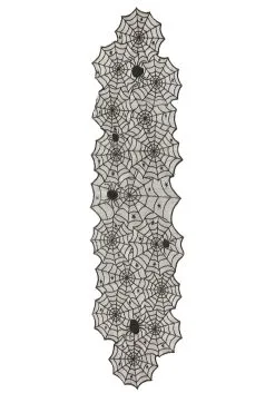 Swarm Of Spider Webs Table Runner Decoration