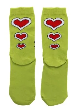 The Grinch Costume Crew Socks -Halloween Costumes Shop the grinch costume crew socks alt 3