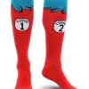 Thing 1 & 2 Costume Socks For Adults