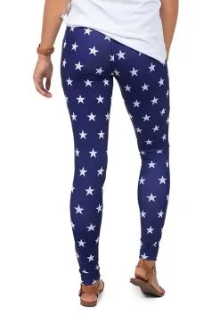 Tipsy Elves Liberty Star Leggings For Women -Halloween Costumes Shop tipsy elves womens liberty star leggings 2