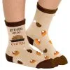 Leftovers Are For Quitters Turkey & Pumpkin Pie Socks