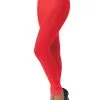 Women's Red Leggings