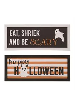 Ghostly Wood Wall Décor Set